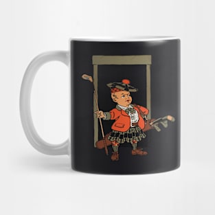 scottish with golf stick Mug